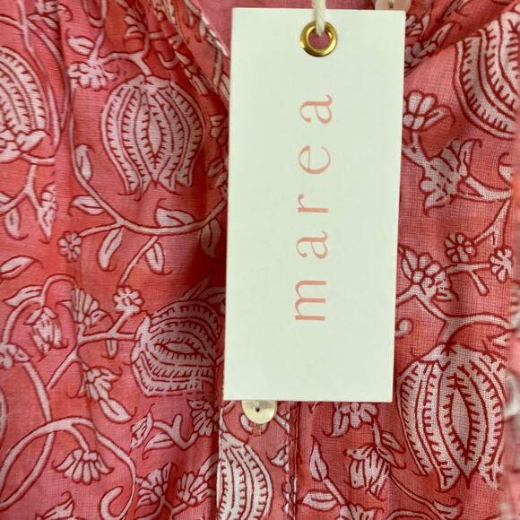 Marea Georgia Dress in a Floral Dusk Pink NWT Size Small - Picture 8 of 12